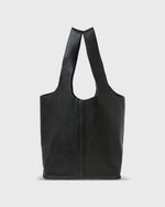 Load image into Gallery viewer, Paola Bucket Bag in Black Leather
