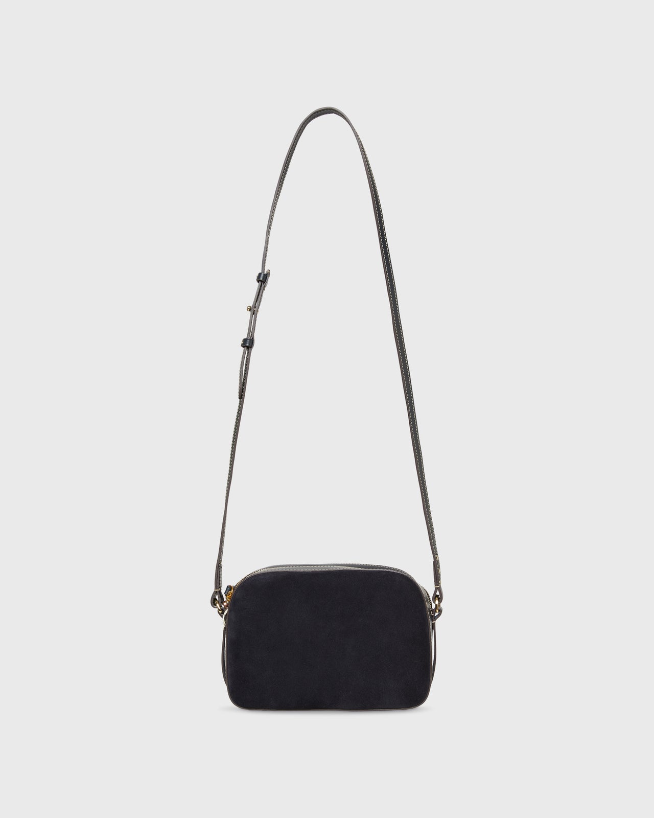 Bea Crossbody Bag in Navy Suede
