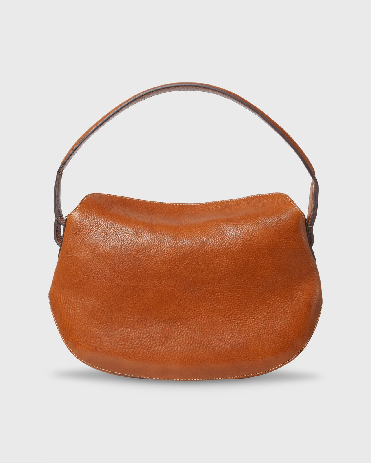 Agnes Shoulder Bag in Tan Leather