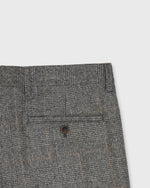 Load image into Gallery viewer, Field Trouser in Charcoal/Cinnamon Prince of Wales Flannel
