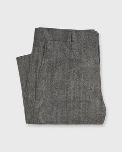 Field Trouser in Charcoal/Cinnamon Prince of Wales Flannel