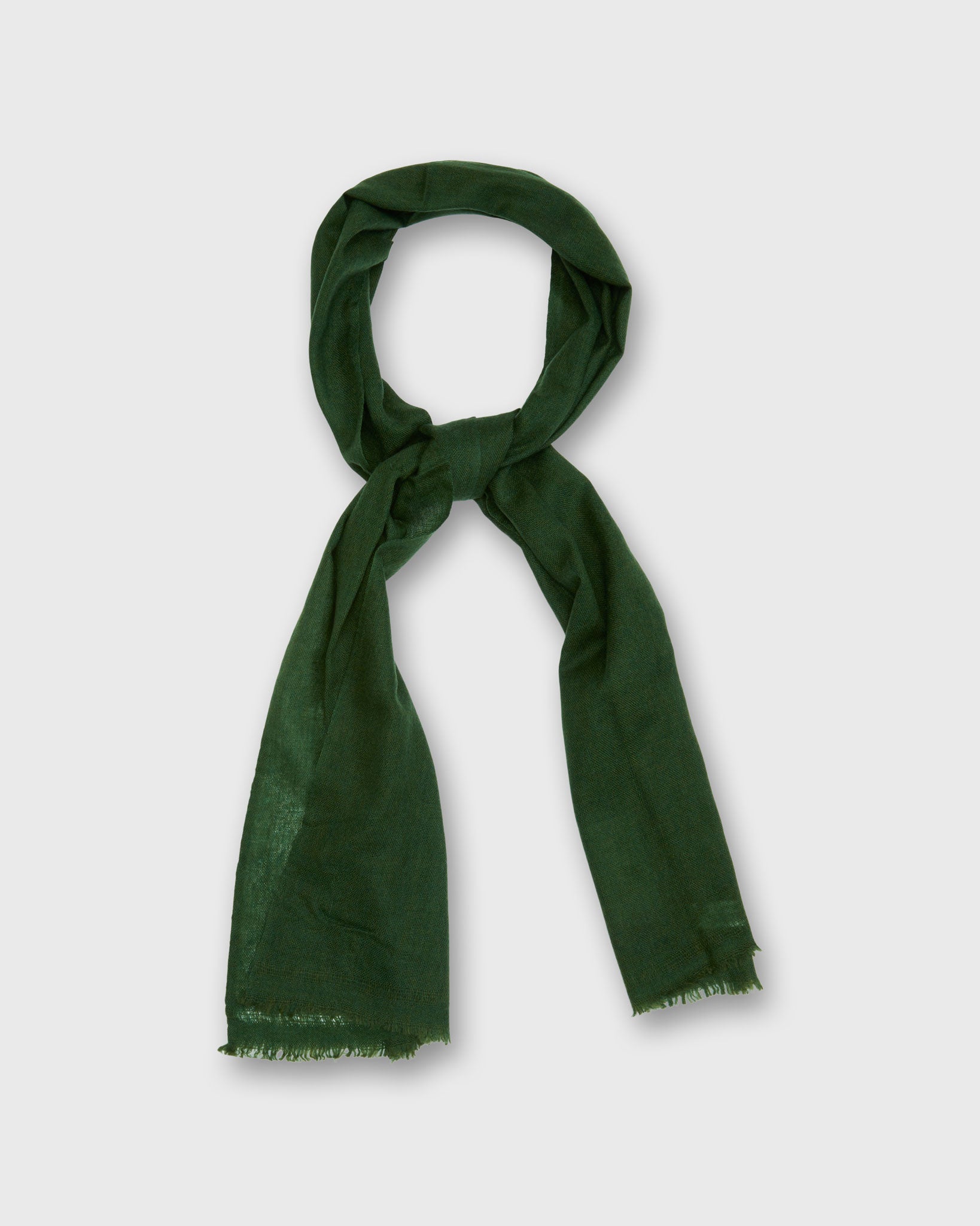 Cashmere Gauze Scarf in Fern