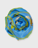 Load image into Gallery viewer, Bugs Square Scarf in Slim Aarons Blue
