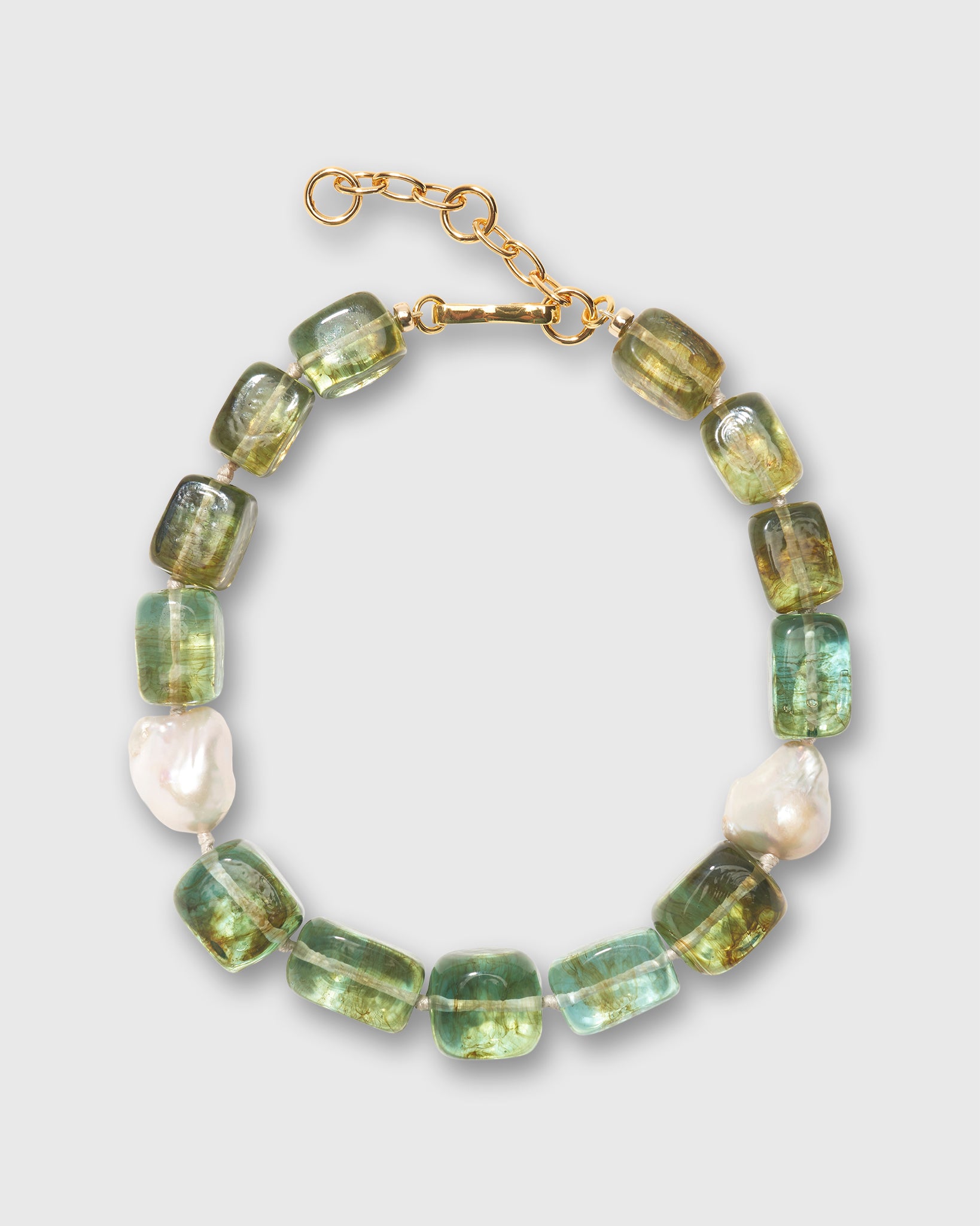 Delphine Collar in Sea Green