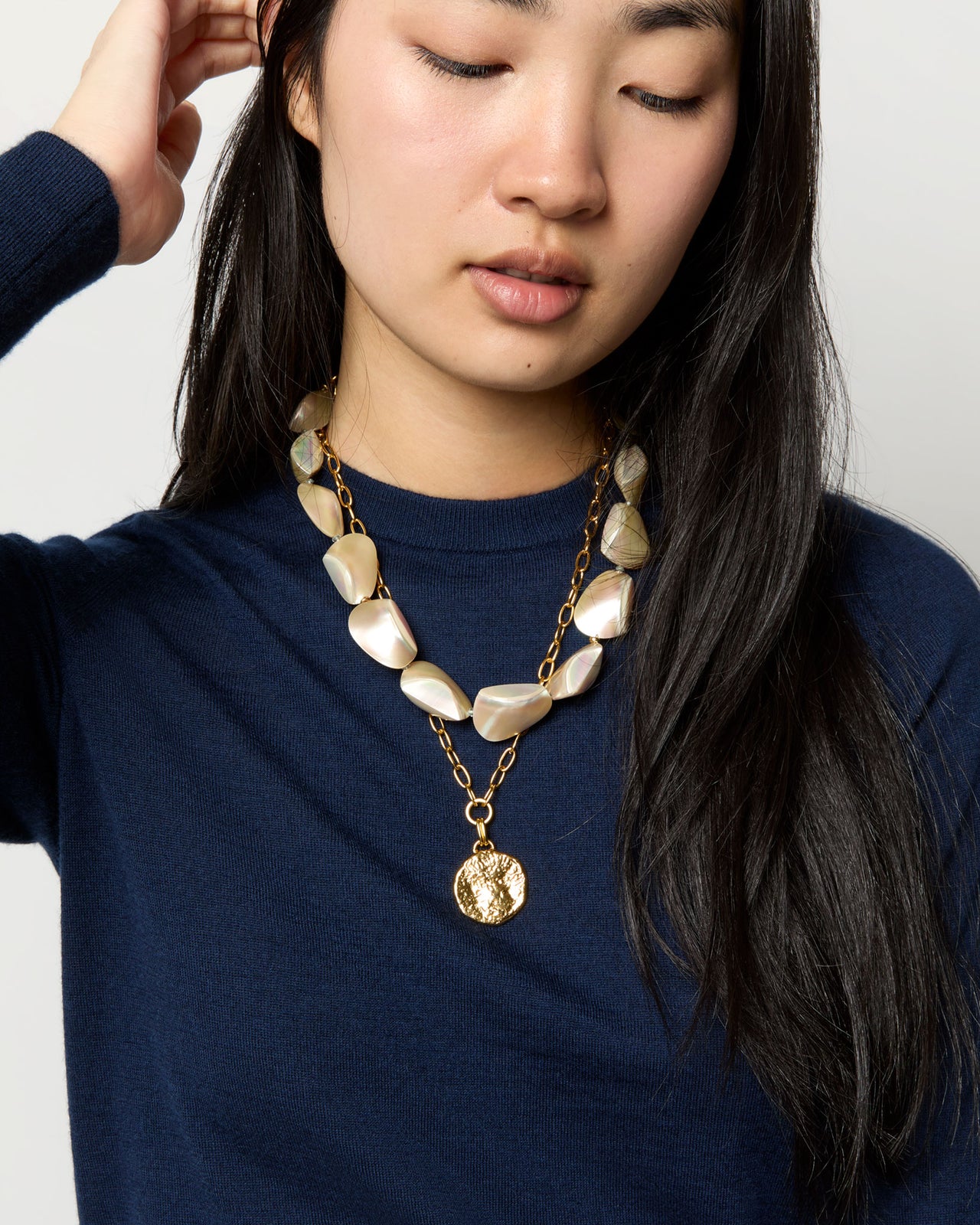 Pas De Deux Necklace in White