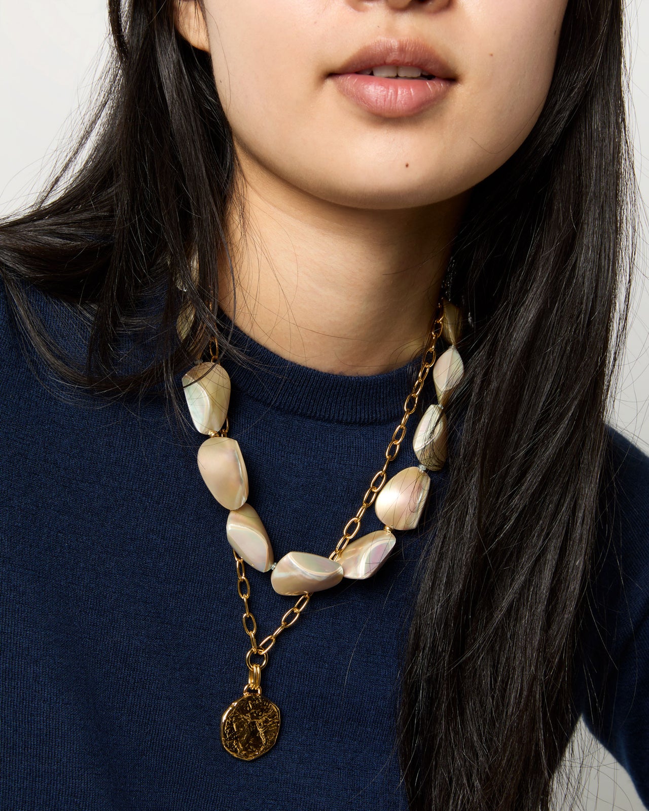 Pas De Deux Necklace in White