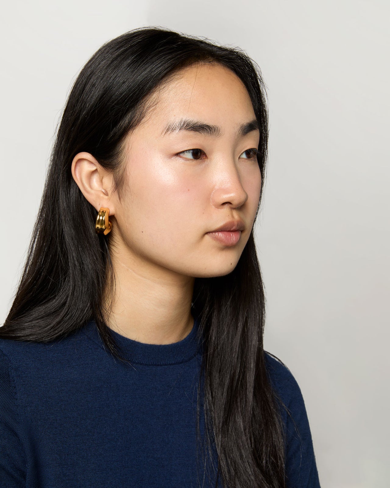 Onda Hoop Earrings in Gold