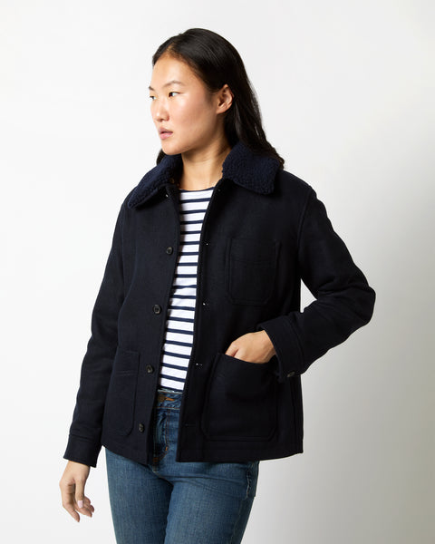 New Julia Jacket in Dark Blue | Shop Ann Mashburn