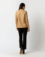 Load image into Gallery viewer, Stand Up Collar Blazer in Beige
