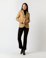 Load image into Gallery viewer, Stand Up Collar Blazer in Beige
