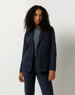 Load image into Gallery viewer, Military Jacket in Midnight Blue
