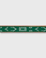 Load image into Gallery viewer, 1.25&quot; African Beaded Belt in Green Village
