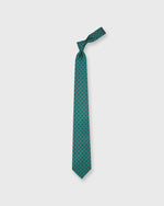 Load image into Gallery viewer, Silk Print Tie in Sage/Umber/Brown Flower
