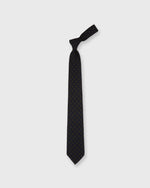 Load image into Gallery viewer, Wool Print Tie in Midnight/Olive/Blue Medallion
