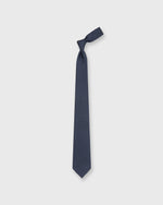 Load image into Gallery viewer, Silk Print Tie in Midnight/Sky/Yellow Geometric
