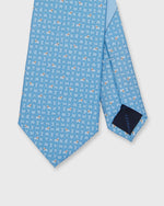 Load image into Gallery viewer, Silk Print Tie in Blue/Sky Puzzle
