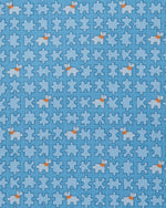 Load image into Gallery viewer, Silk Print Tie in Blue/Sky Puzzle
