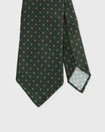 Load image into Gallery viewer, Silk Print Tie in Green/Red/Blue Foulard
