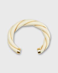 Diana Bracelet in Ivory Twisted Bakelite