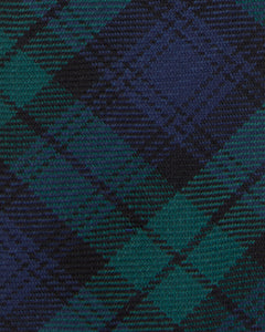 Wool Print Tie in Blackwatch Tartan