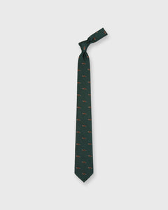 Silk Club Tie in Hunter Fox