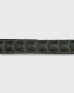 1 3/8" Hornback Crocodile Belt in Dark Olive