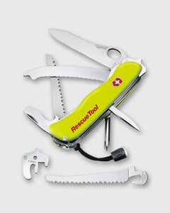 Swiss Army Rescue Tool in Fluorescent Yellow
