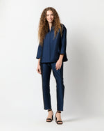 Load image into Gallery viewer, Julia Pant in Navy Mikado
