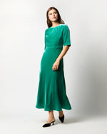 Load image into Gallery viewer, Lisa Dress in Jade Velvet
