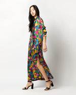 Load image into Gallery viewer, Leigh Dress in Multi Peony Parade Liberty Fabric Silk
