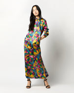 Load image into Gallery viewer, Leigh Dress in Multi Peony Parade Liberty Fabric Silk
