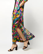 Load image into Gallery viewer, Leigh Dress in Multi Peony Parade Liberty Fabric Silk
