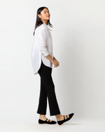 Load image into Gallery viewer, Christiane Bib-Front Tunic in Ivory Silk Shantung
