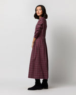 Load image into Gallery viewer, Felicity Shirtwaist Dress in Red Royal Stewart Tartan Poplin
