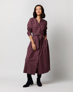 Load image into Gallery viewer, Felicity Shirtwaist Dress in Red Royal Stewart Tartan Poplin
