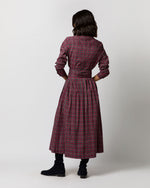 Load image into Gallery viewer, Felicity Shirtwaist Dress in Red Royal Stewart Tartan Poplin
