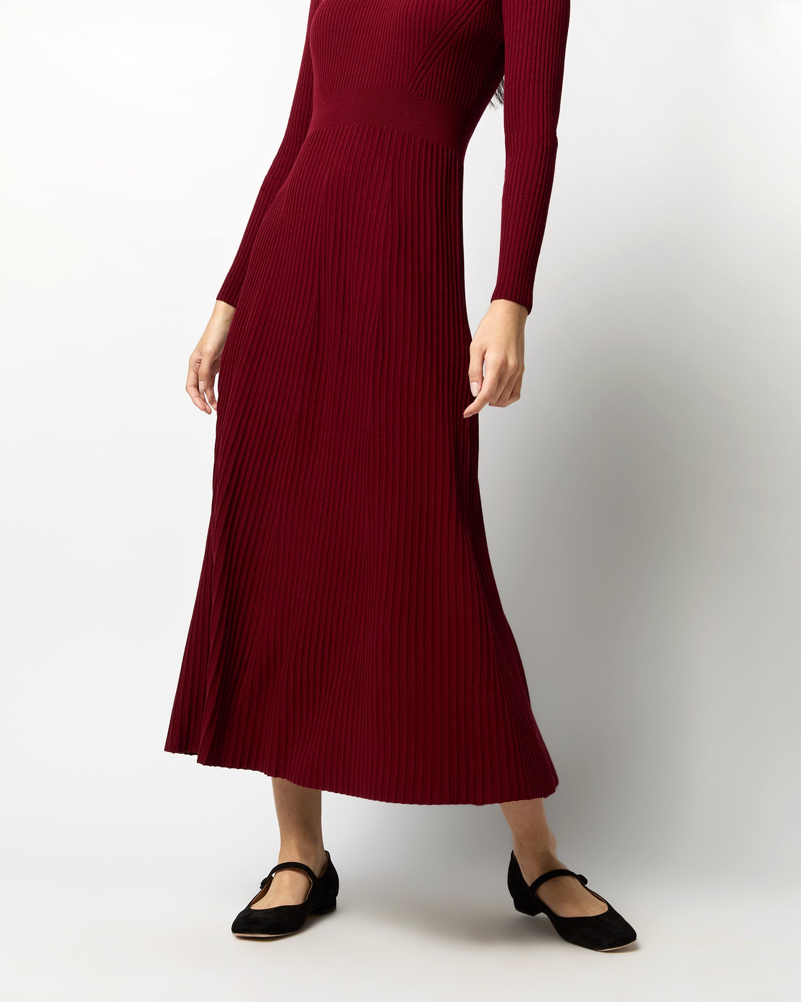 Addie Dress in Red Techno Yarn