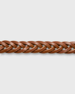 Load image into Gallery viewer, Five Plait Braided Belt in Medium Brown Leather
