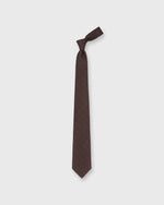 Load image into Gallery viewer, Silk Print Tie in Burgundy/Green/Blue Foulard
