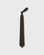 Load image into Gallery viewer, Wool Print Tie in Hunter/Blue Hare
