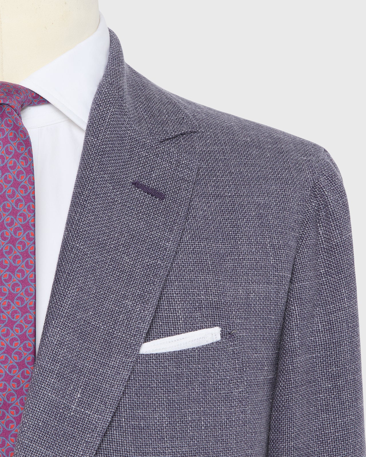 Ghost Blazer in Twilight Hopsack