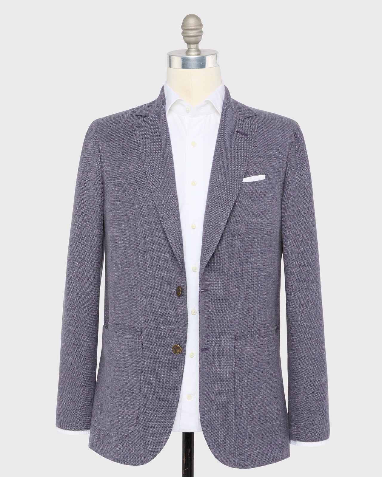 Ghost Blazer in Twilight Hopsack
