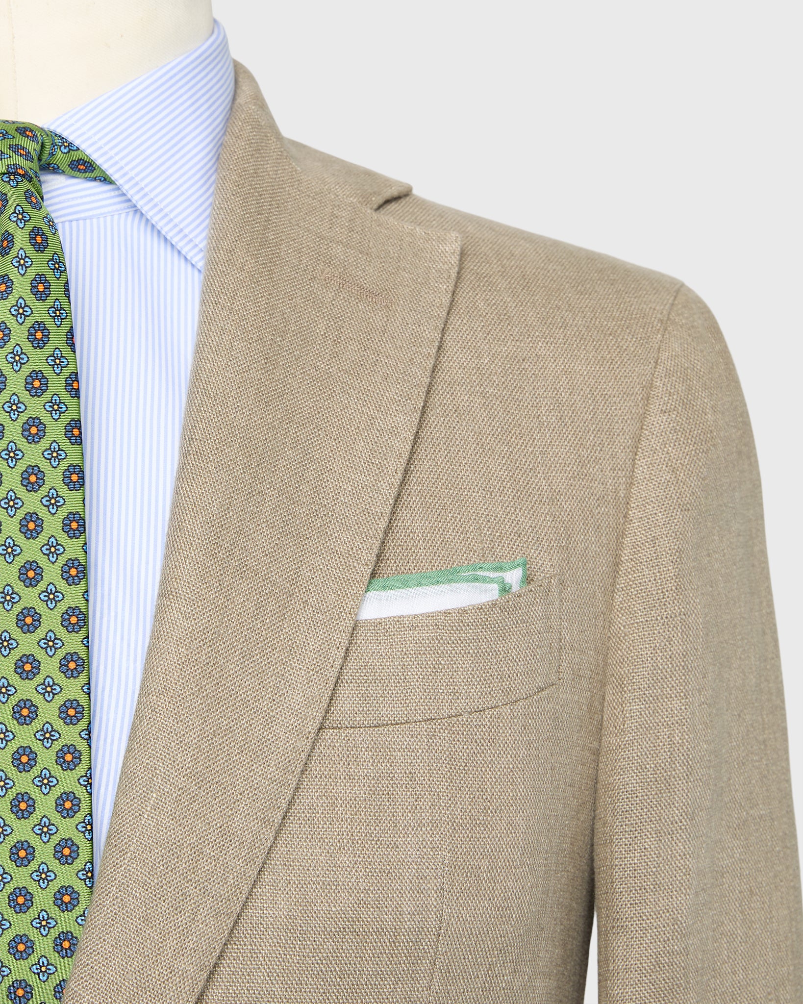 Kincaid No. 2 Jacket in Flax Linen Hopsack