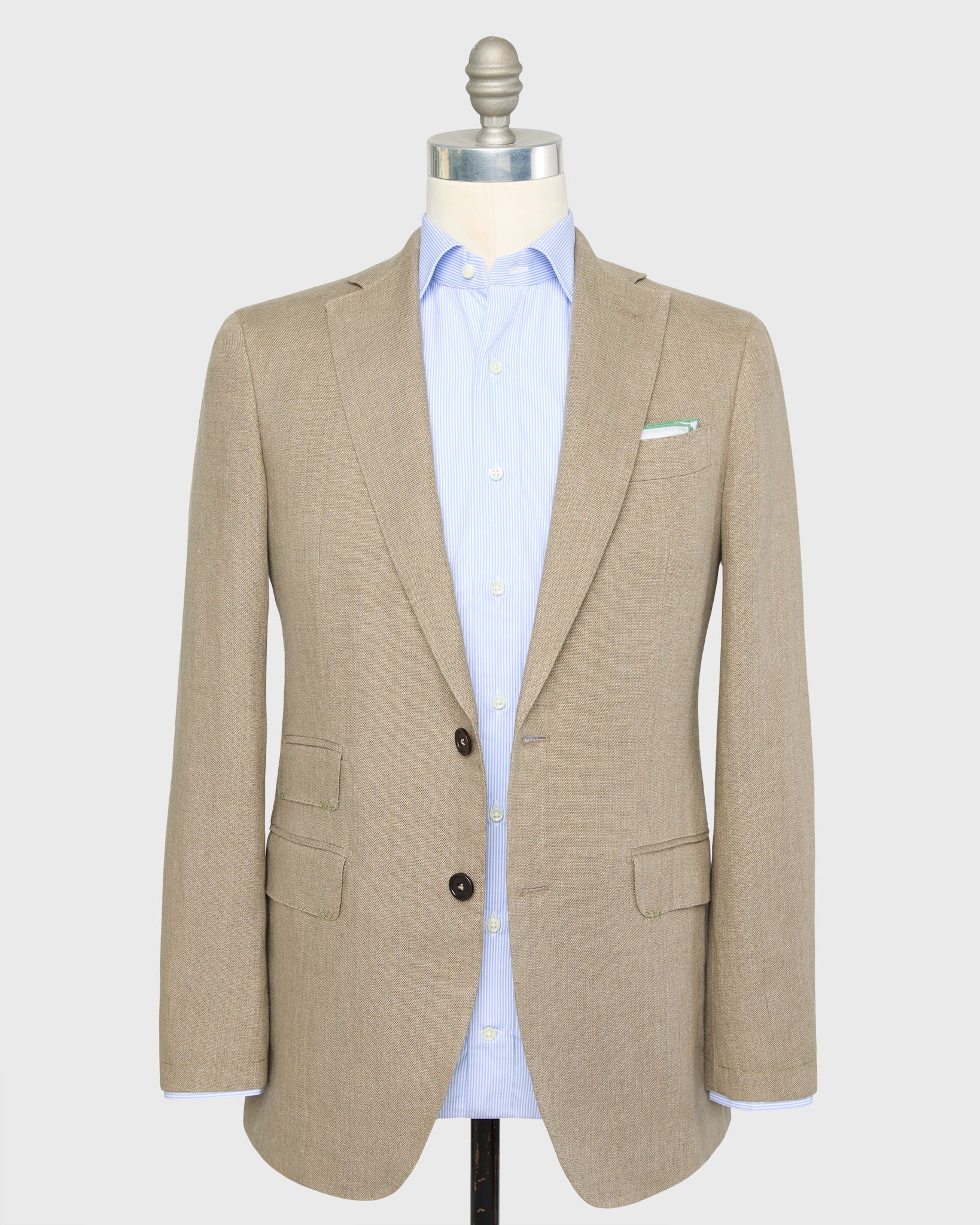 Kincaid No. 2 Jacket in Flax Linen Hopsack