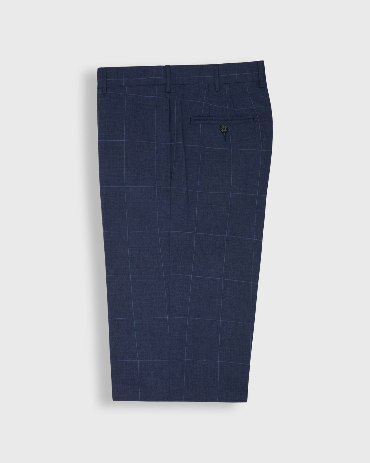 Virgil No. 3 Suit in Char Blue/Sky Windowpane Plainweave
