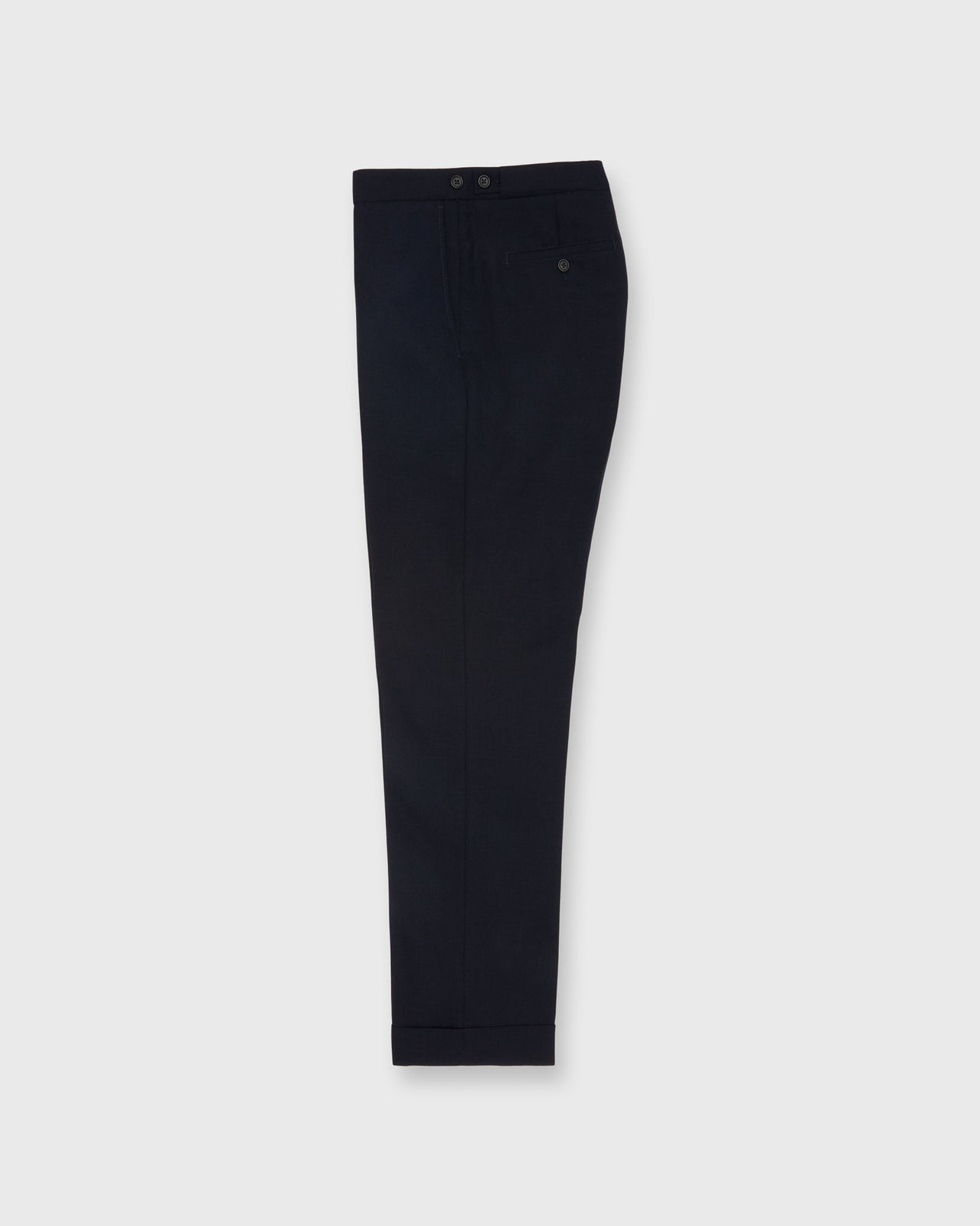 Ghost Trouser in Navy High-Twist