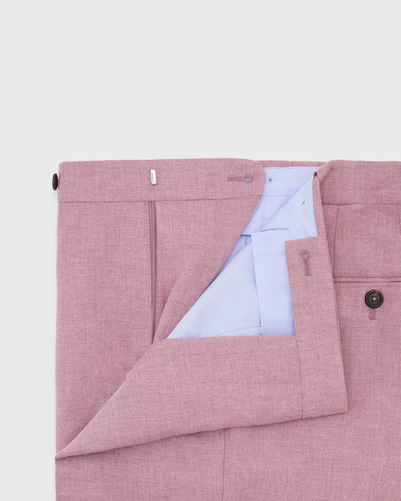 Side-Tab Dress Trouser in Orchid Plainweave