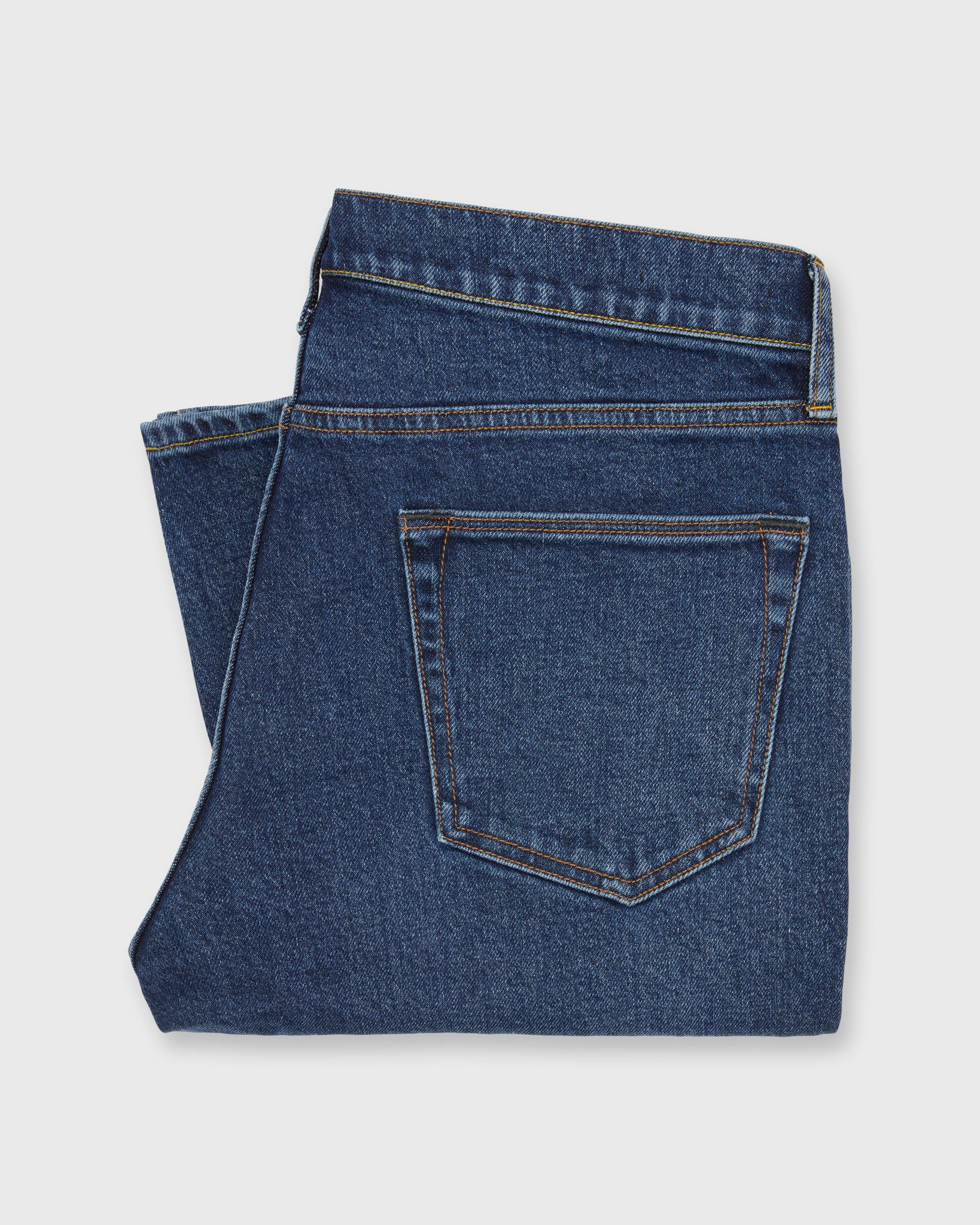 Clift Straight Leg Jean in Medium Wash Stretch Denim