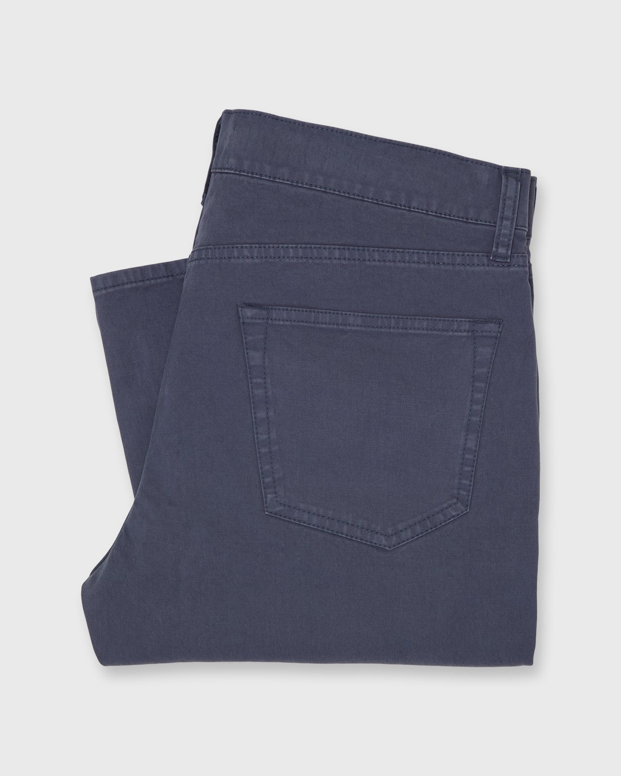 Slim Straight 5-Pocket Pant in Pacific Twill