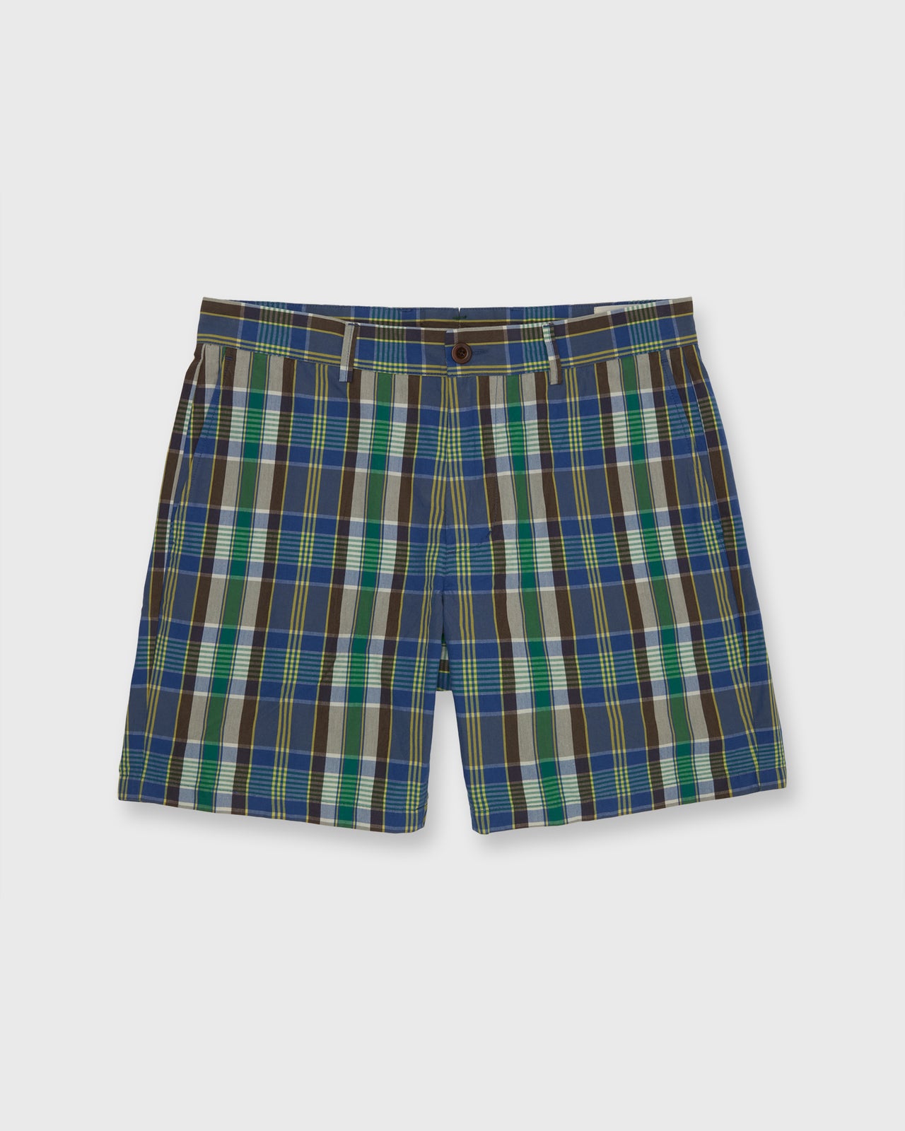 Field Short in Riviera/Green/Yellow Madras